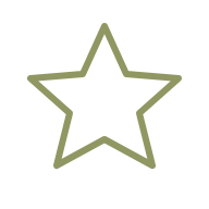 Étoile verte minimaliste, logo décoratif ferrai aménagement à Carcassonne